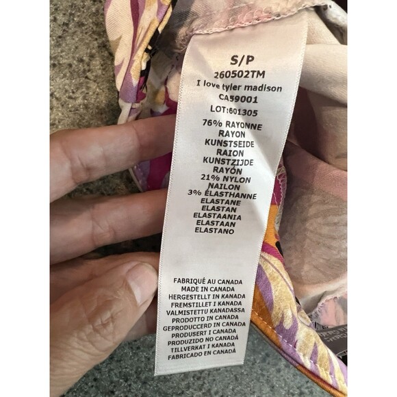 I Love Tyler Madison Shorts Womens Summer Beachy Floral Lightweight Small - Picture 5 of 13